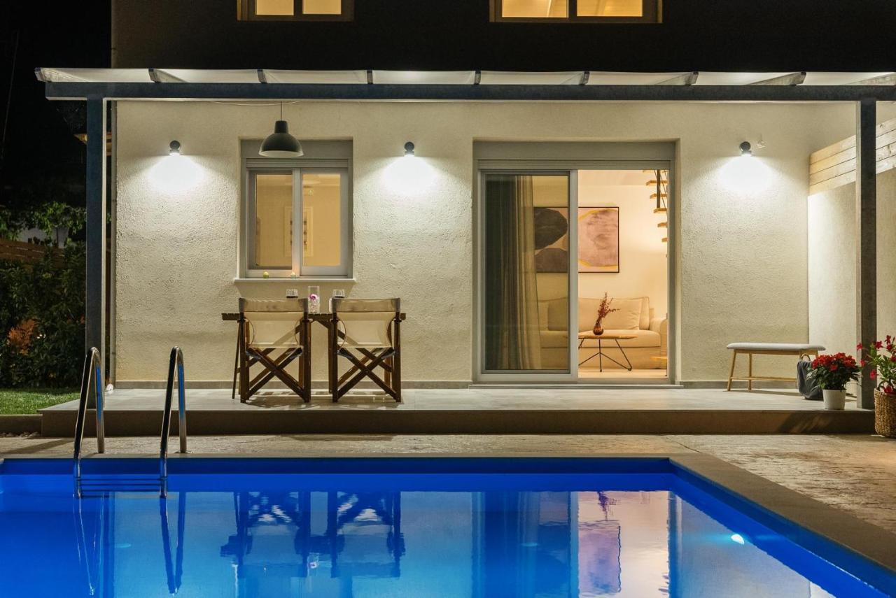 Grappolo Lefkada Villas - Villa Vertzami Just 2 Km From Lefkada Town Apolpaina Buitenkant foto