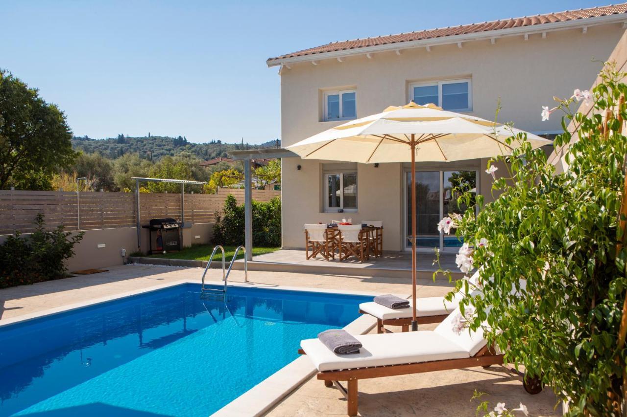 Grappolo Lefkada Villas - Villa Vertzami Just 2 Km From Lefkada Town Apolpaina Buitenkant foto