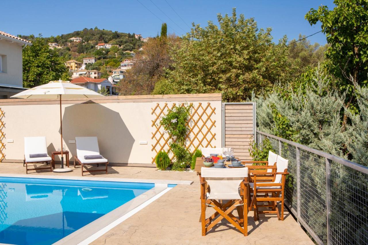 Grappolo Lefkada Villas - Villa Vertzami Just 2 Km From Lefkada Town Apolpaina Buitenkant foto