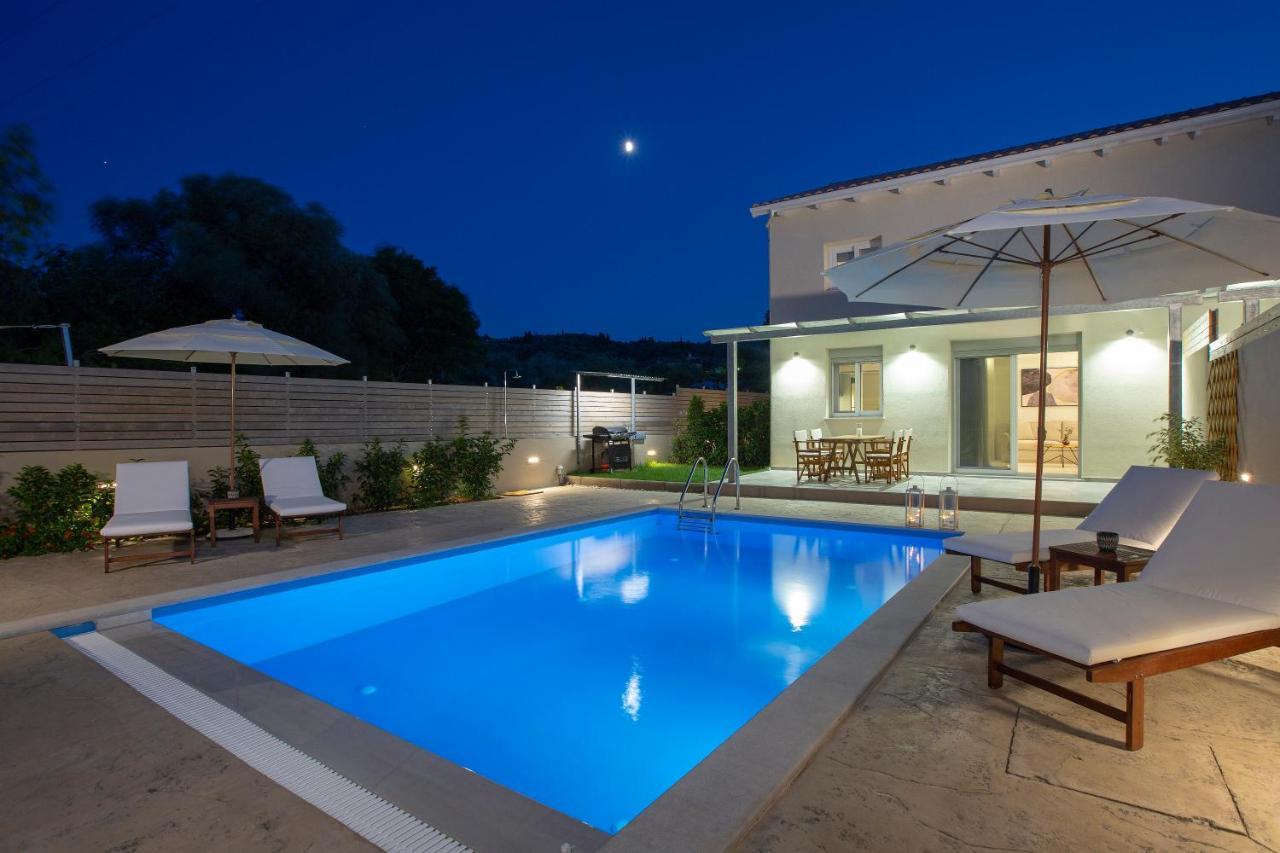 Grappolo Lefkada Villas - Villa Vertzami Just 2 Km From Lefkada Town Apolpaina Buitenkant foto
